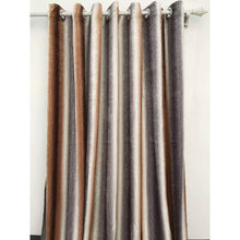 Load image into Gallery viewer, Coffee Gray Gradient Oil Painting Modern Vintage Style Curtain Drapery
