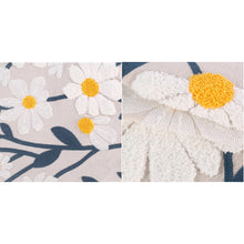 Load image into Gallery viewer, Linen Daisy Embroidery Roman Shade
