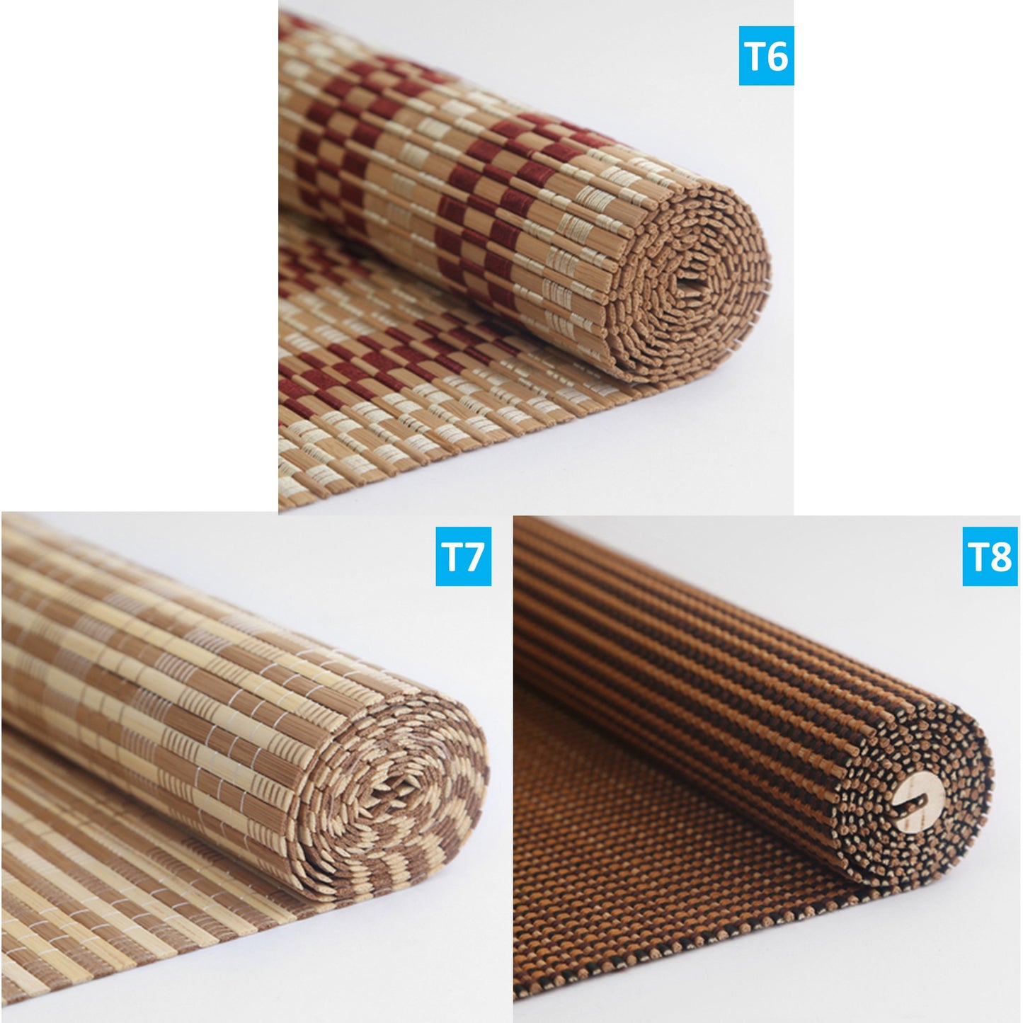 Natural Bamboo Zen Vibes Window Roller Shade Blinds