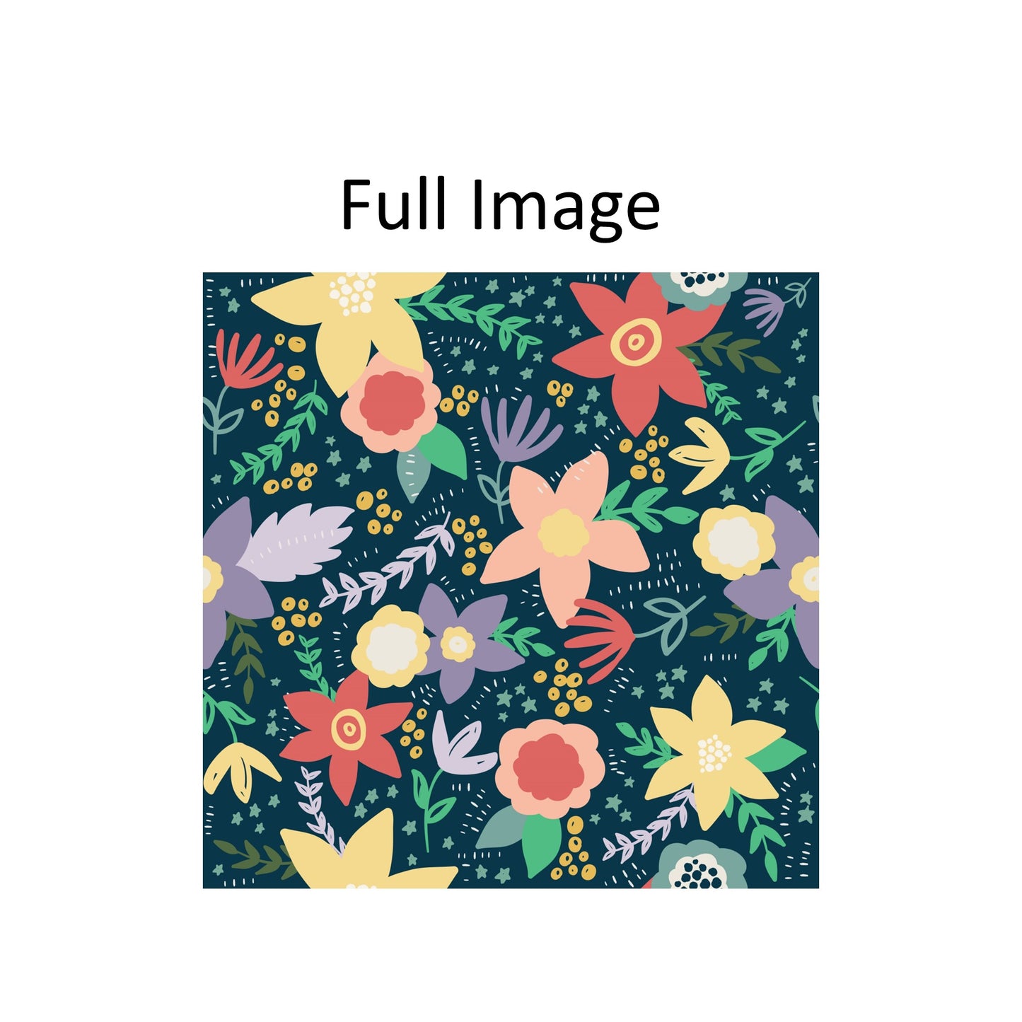 Nursery Happy Garden Window Roman Shade