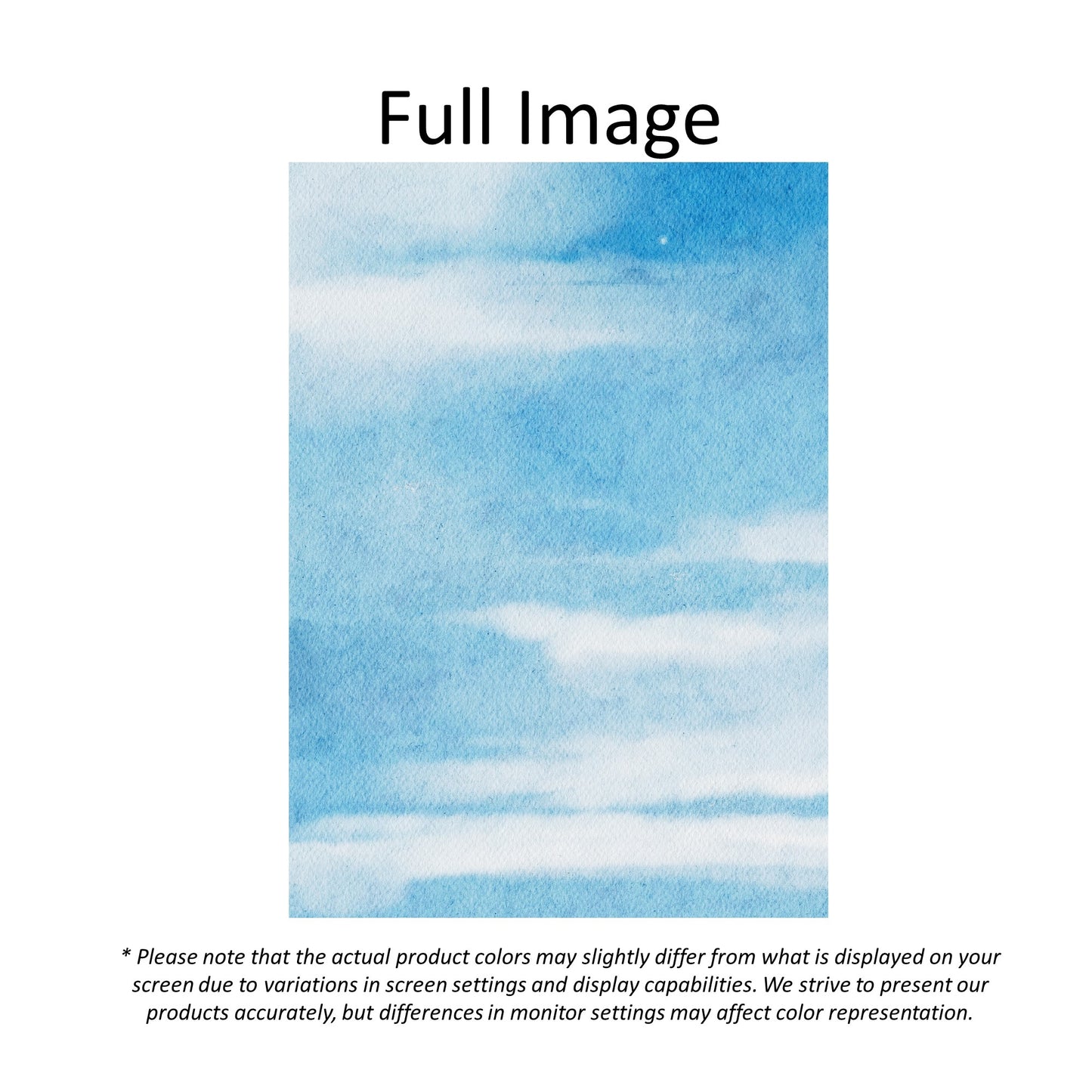 Cloudscape Sky Cloud Abstract Watercolor Window Roller Shade