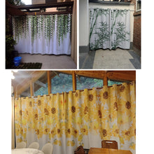 Load image into Gallery viewer, Waterproof Custom Print Personalized Outdoor Patio Privacy Drapery Curtain
