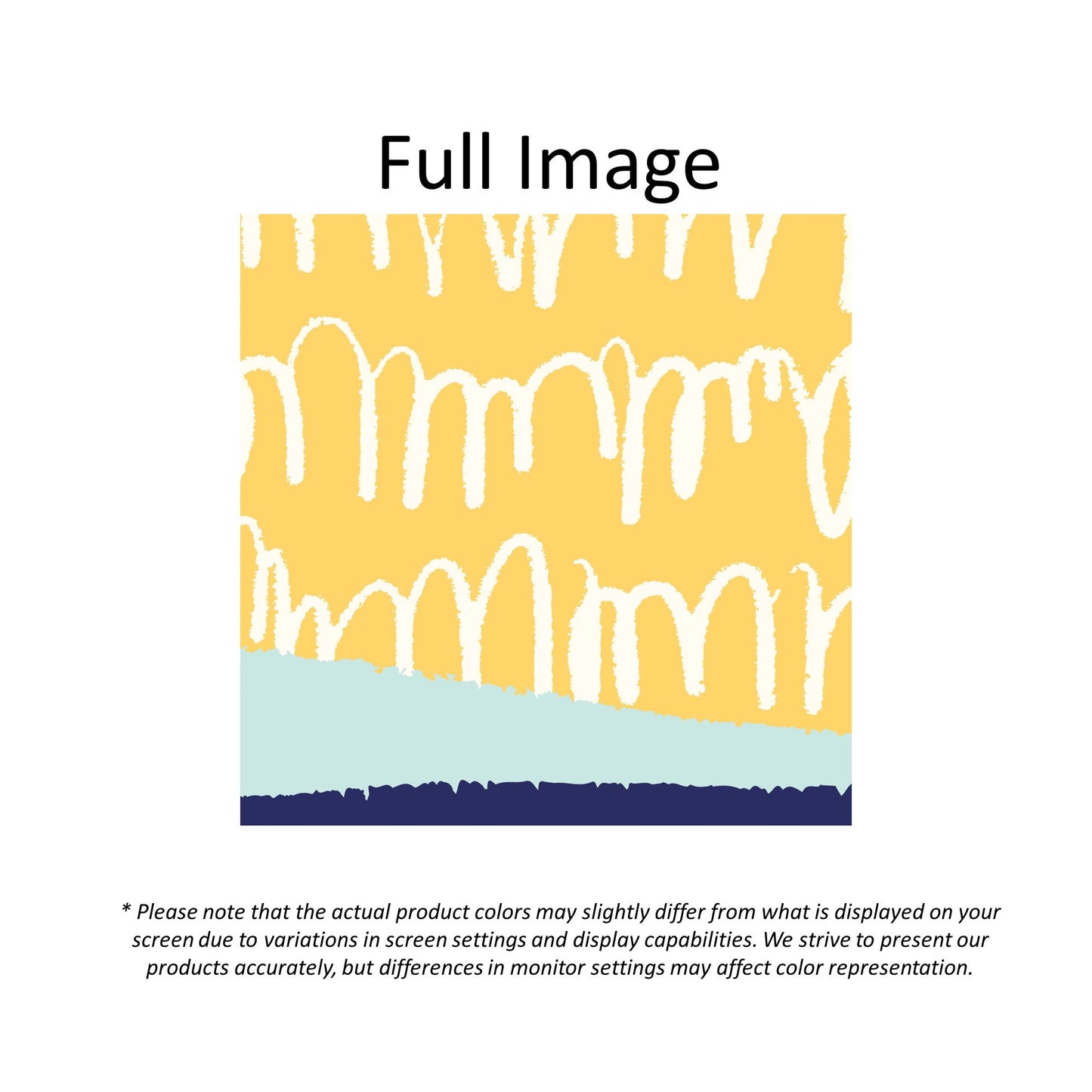 Abstract Art Yellow Blue Window Roller Shade