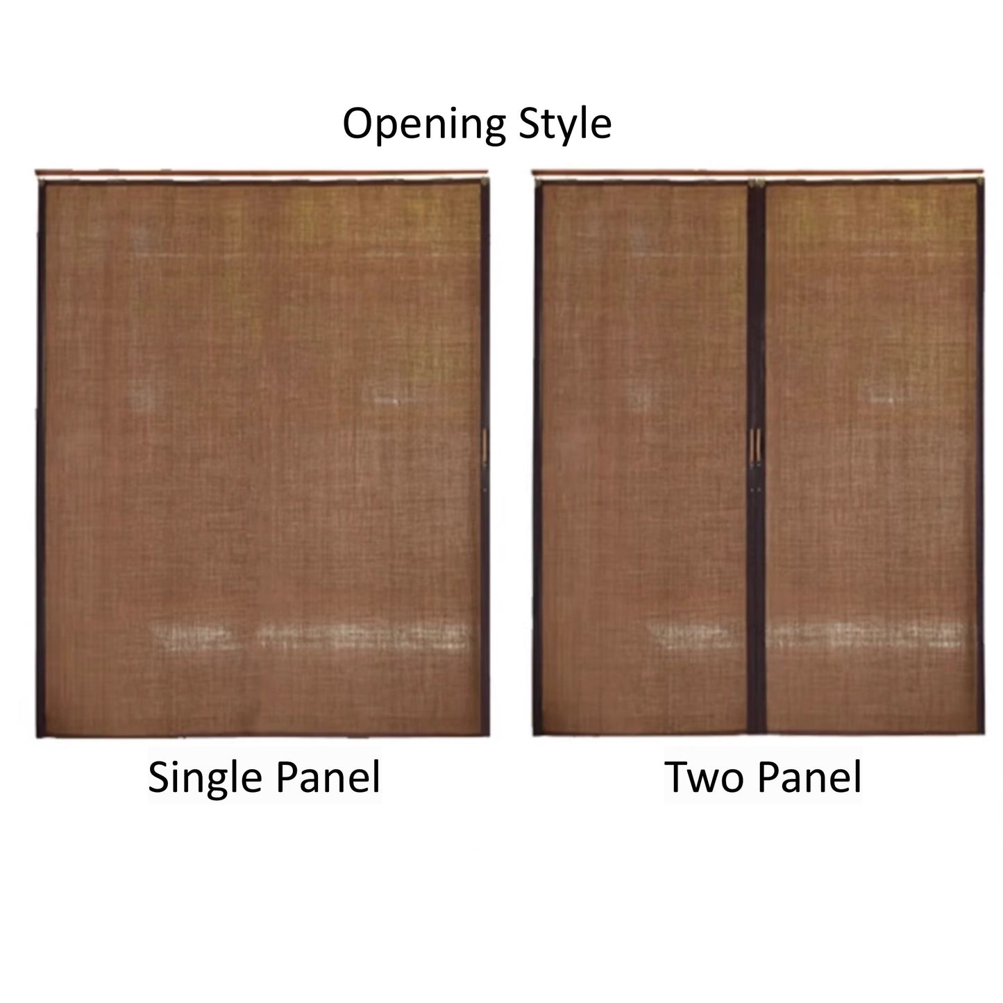 Custom Graphic/Image/Logo Natural Bamboo Sliding Door Curtain Divider