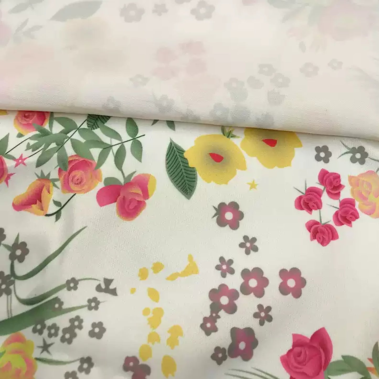 Custom Print Fabric Only -345G Slight Stretch Pearl-finish Satin Luminous Glossy fabric