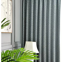 Load image into Gallery viewer, Bohemian Blue Geometric Ikat Window Curtains Drapery
