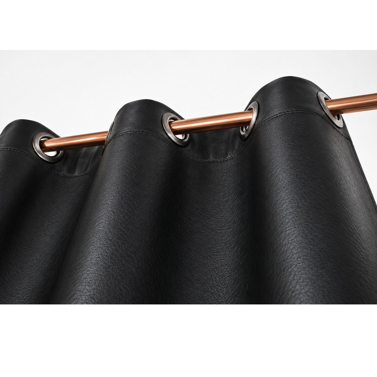Custom Printed Faux Leather PU Curtain Panel – for Doorways, Windows, Room Dividers & Fitting Rooms