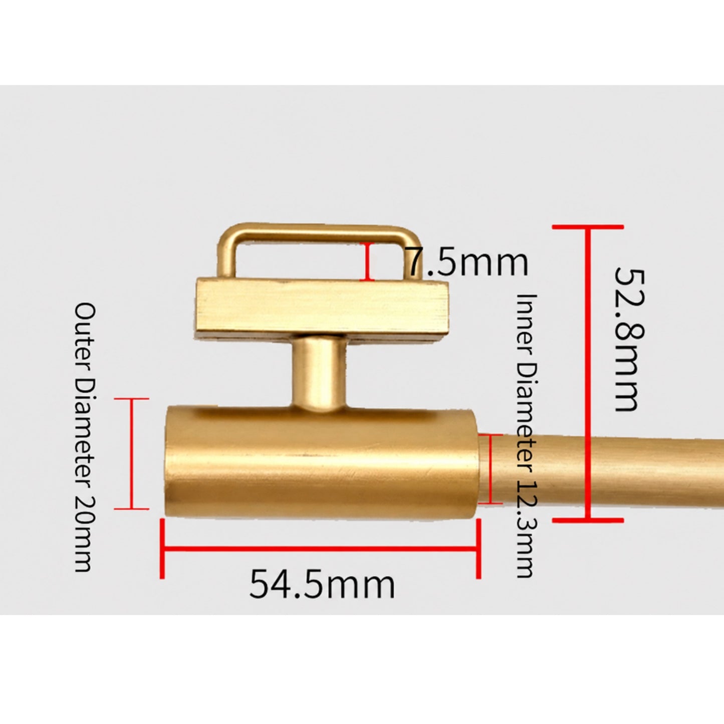 Custom-Size Roman Shade Decorative Bottom Weight Bar