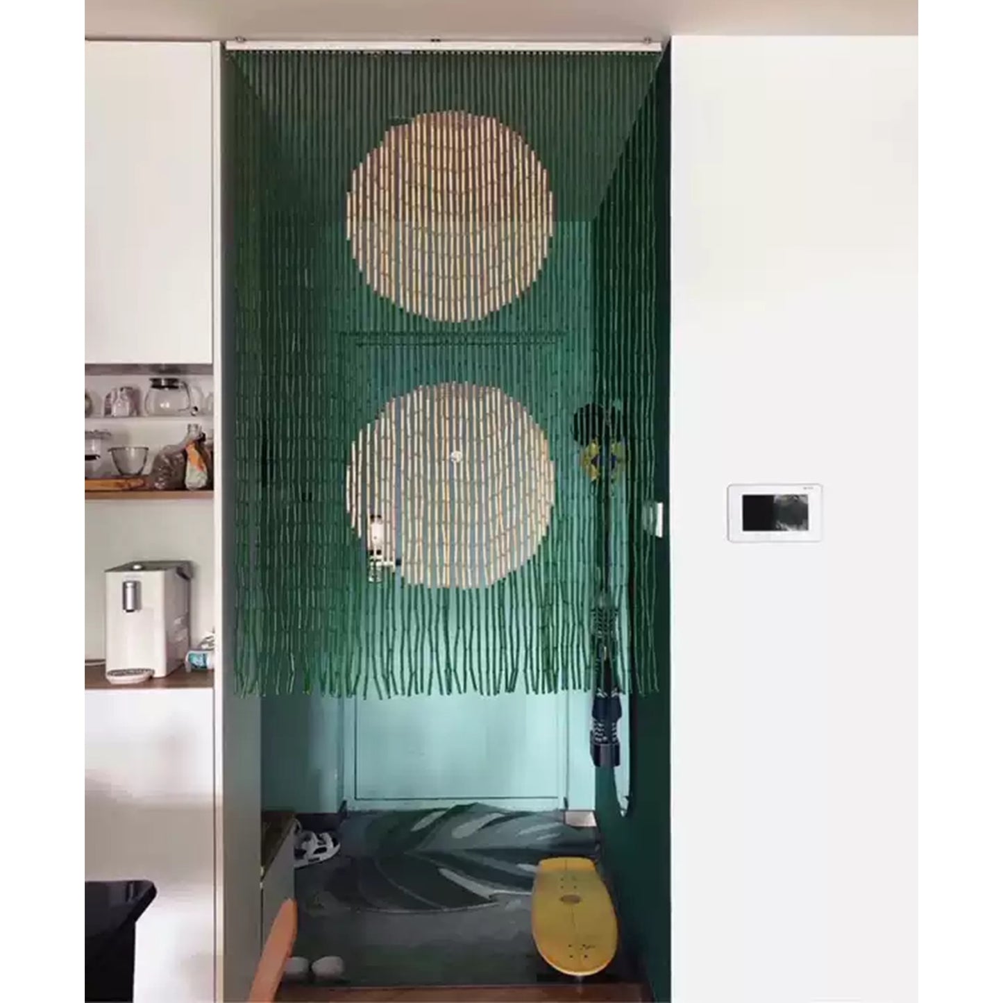 Customizable Bamboo Bead Curtain Personalized Room Divider & Wall Décor