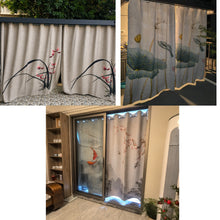 Load image into Gallery viewer, Waterproof Custom Print Personalized Outdoor Patio Privacy Drapery Curtain
