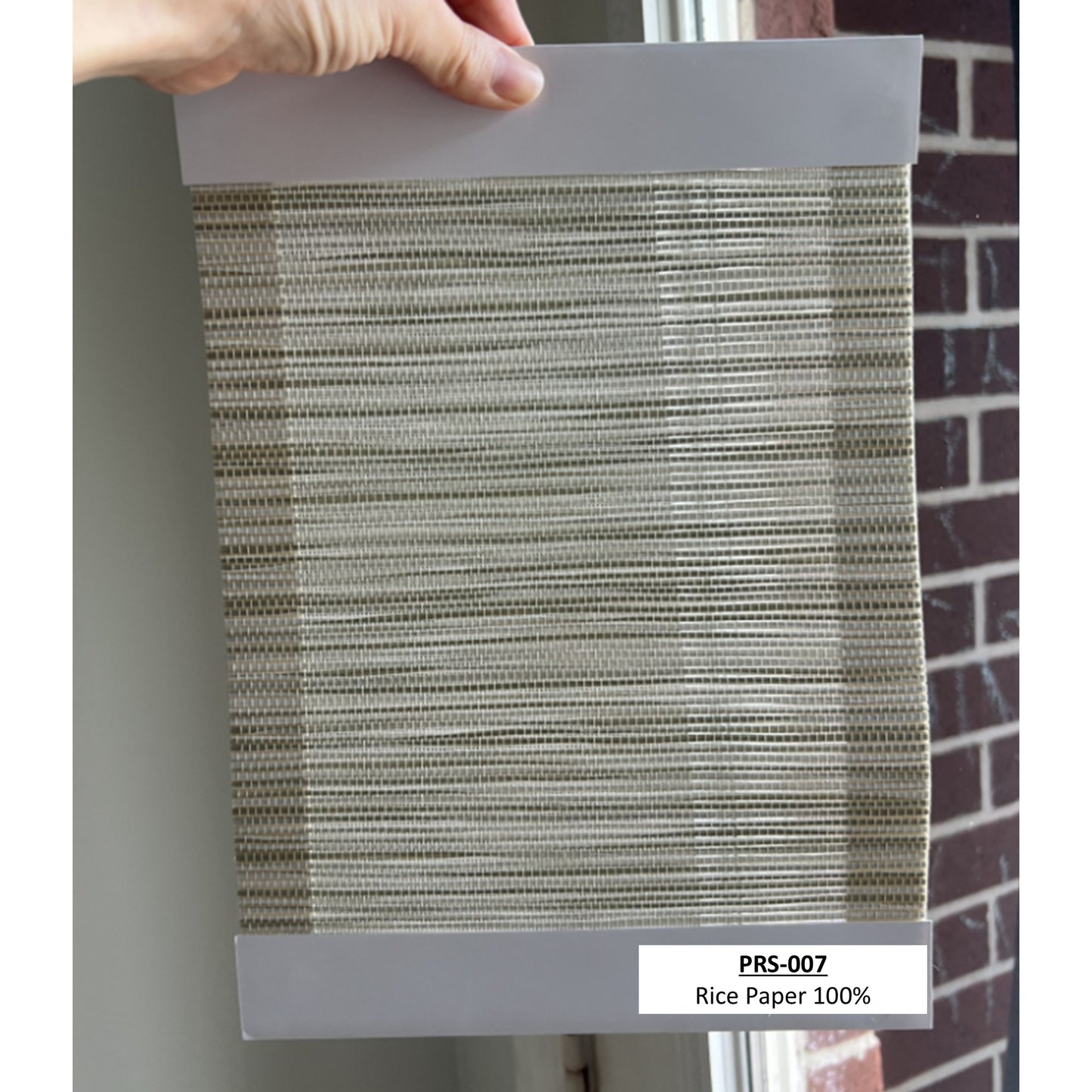 Dual-layered Blackout Light Filter Natural Linen Window Roller Shade