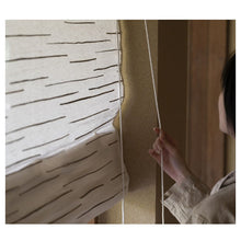 Load image into Gallery viewer, Natural Jute Linen Earthy Vibes Roman Style Window Roller Shade
