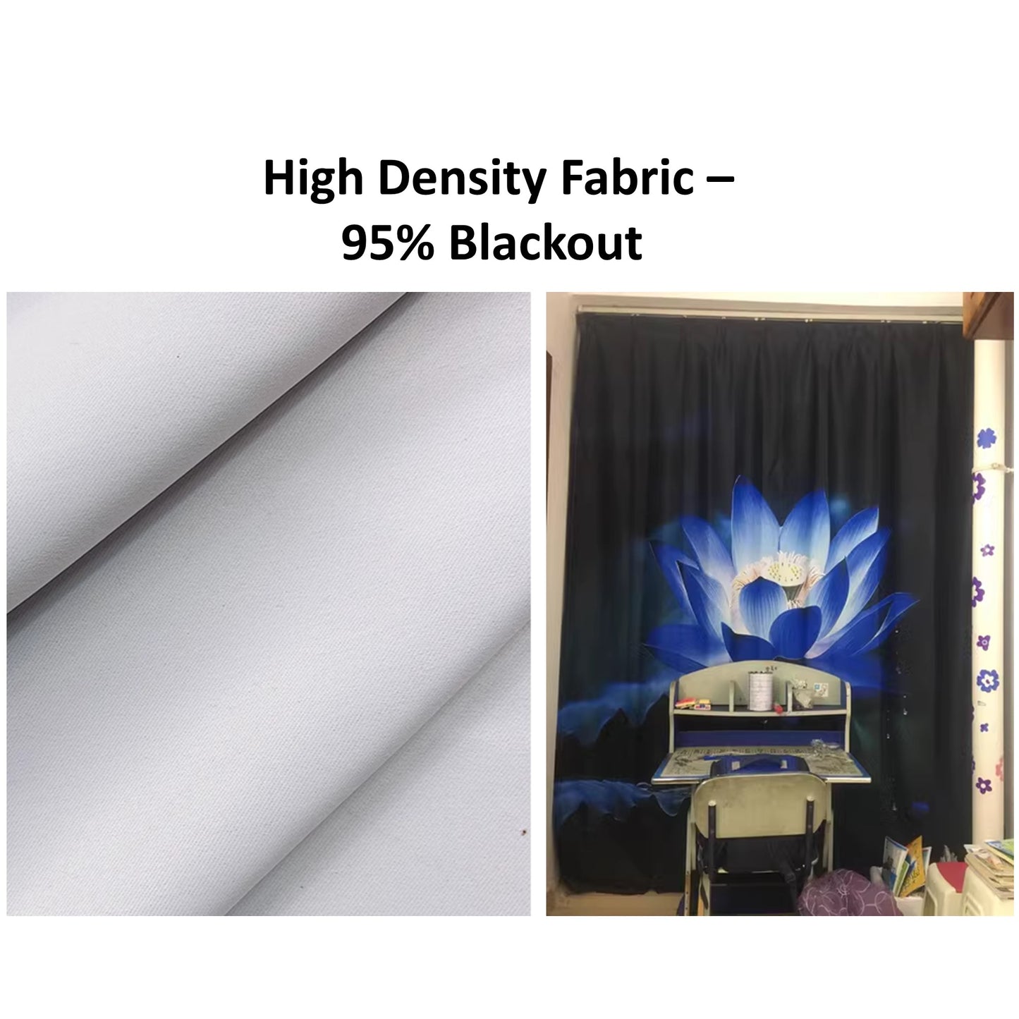 Custom Your Image Business Logo Backdrop Window Curtains Drapery