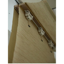 Load image into Gallery viewer, Dual-layered Blackout Light Filter Natural Linen Window Roller Shade
