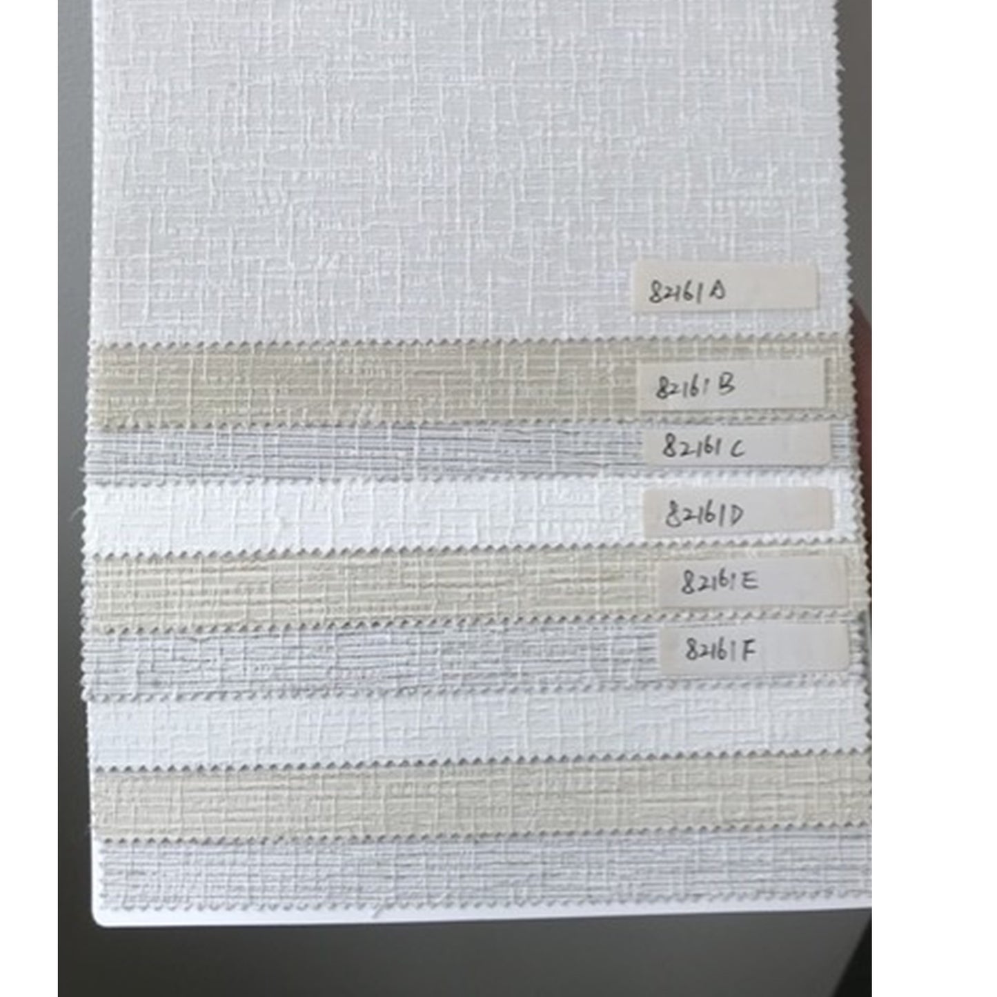 Weave Textured Light Filtering Flat Fold Roman Shade with Back Battens