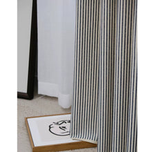 Load image into Gallery viewer, Ticking Stripe Modern Farmhouse Window Curtains Drapery
