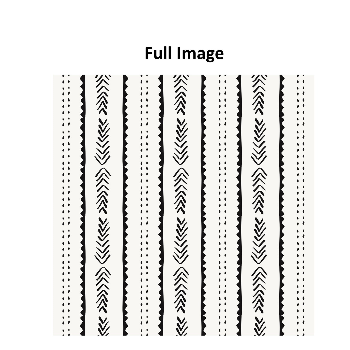 Southwestern Ethnic Tribal Patterns Linen Window Roman Shade
