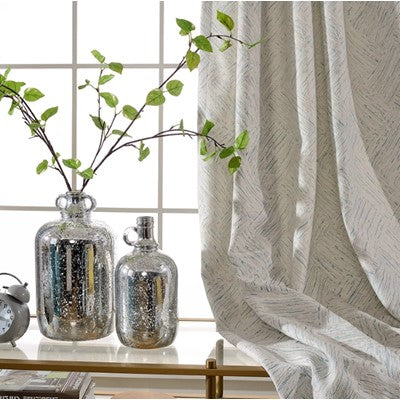 Glacier Path Contemporary Modern Window Curtains Drapery