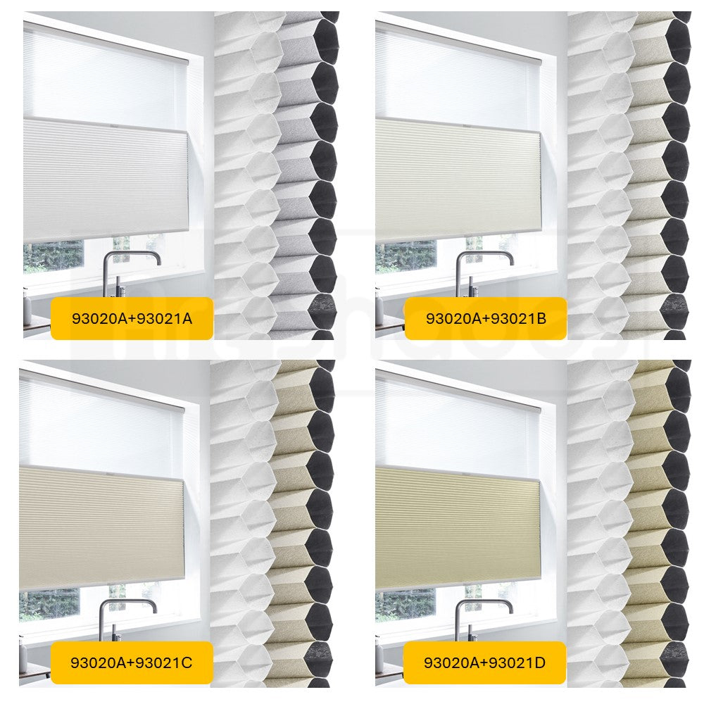 Honeycomb Cellular Cordless Light Filtering Blackout Bottom Up Roller Shades