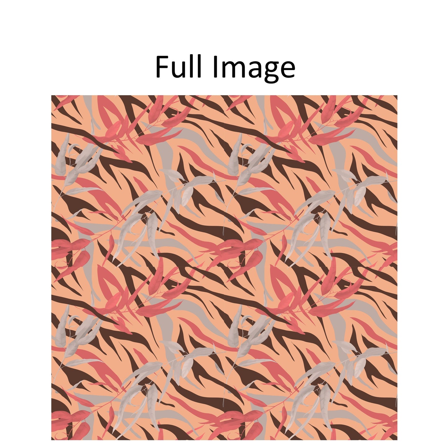 Mid Century Garden Vibes Window Roman Shade