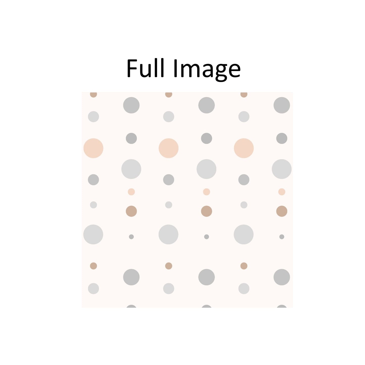 Boho Organic Polka Dot Window Roller Shade