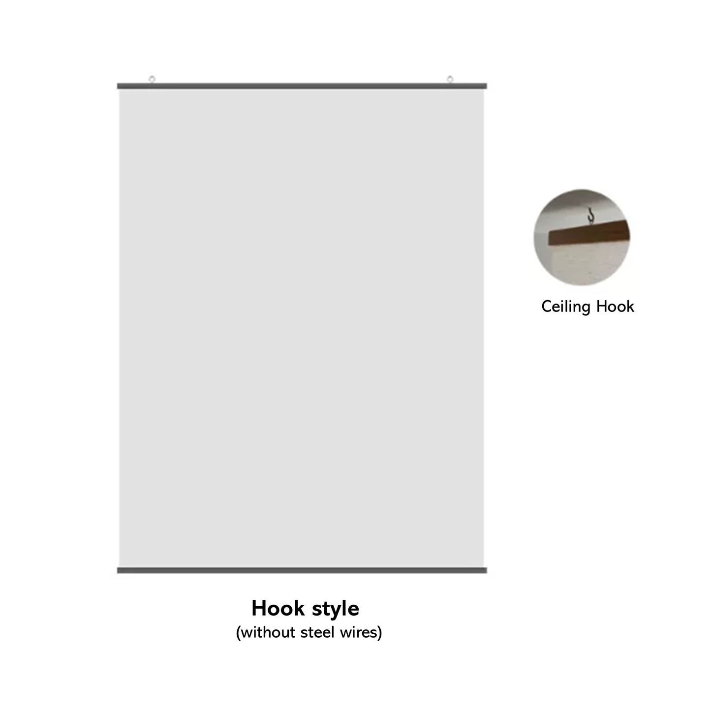 Custom Print Your Artwork Room Divider Doorway Curtain, Entryway Privacy Panel, Shop Partition Screen
