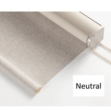 Load image into Gallery viewer, Plain Basic Upholstery Textured Window Blinds Roller Shade
