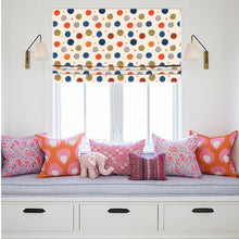 Load image into Gallery viewer, Colorful Polka Dots Window Roman Shade
