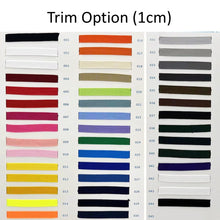 Load image into Gallery viewer, Roman Shade with Decorative Plain Ribbon Trim
