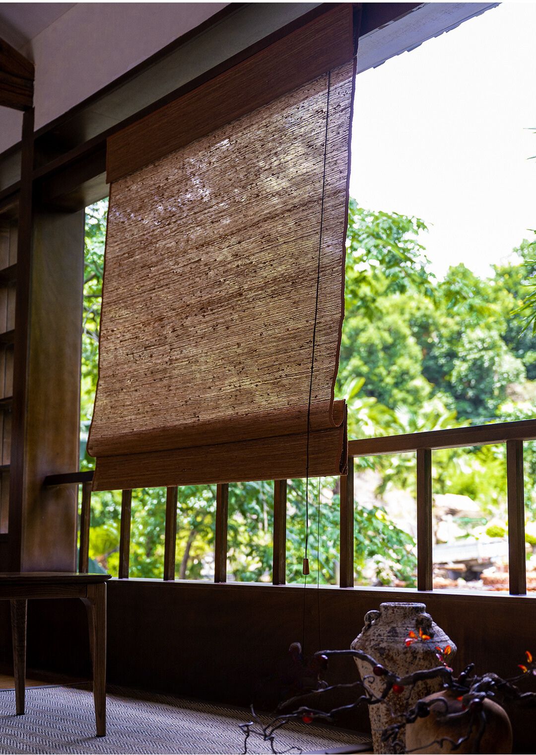 Natural Jute Woven Texture Window Shade (Top Down Bottom Up Available)