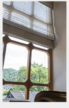 Load image into Gallery viewer, Flex and Bamboo Blend Roman Style Window Roller Shade

