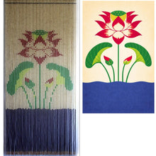 Load image into Gallery viewer, Customizable Bamboo Bead Curtain Personalized Room Divider &amp; Wall Décor
