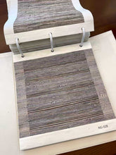 Load image into Gallery viewer, Natural Flax and Copper Weave Window Shade (Top Down Bottom Up Available)
