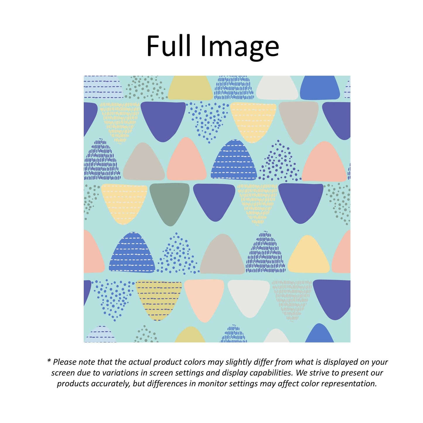 Retro Drops Soft Geometric Window Roman Shade