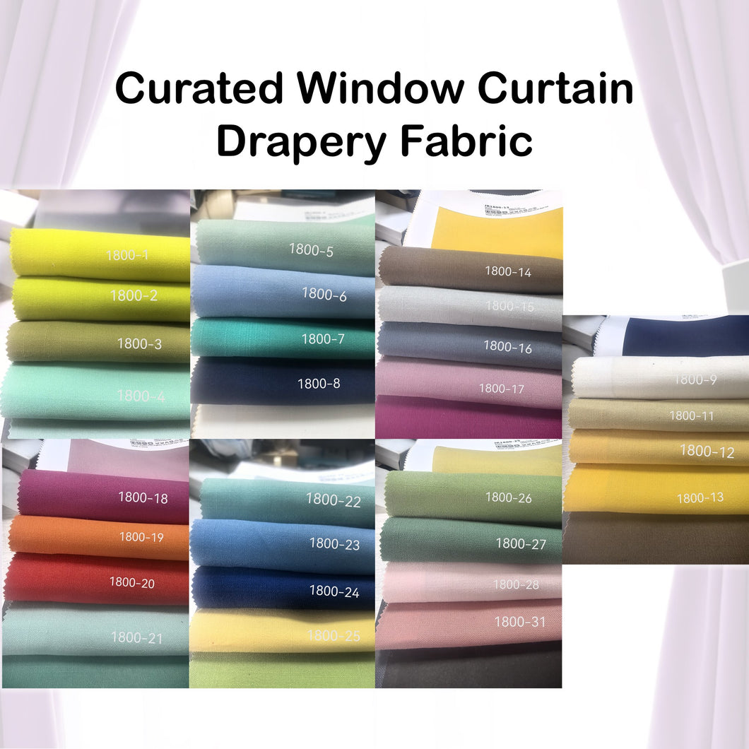 Classic & Modern Solid Color Window Curtains Drapery