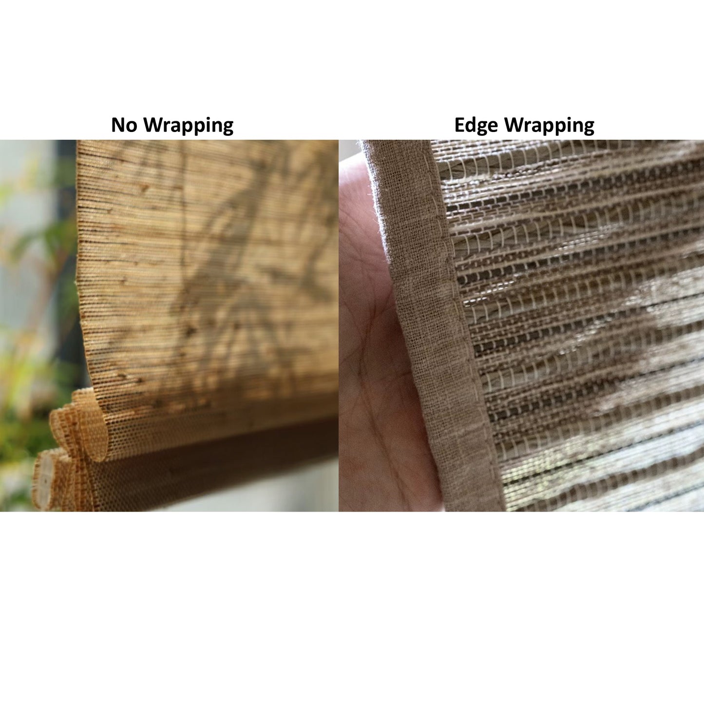 Dual-layered Blackout Light Filter Natural Linen Window Roller Shade