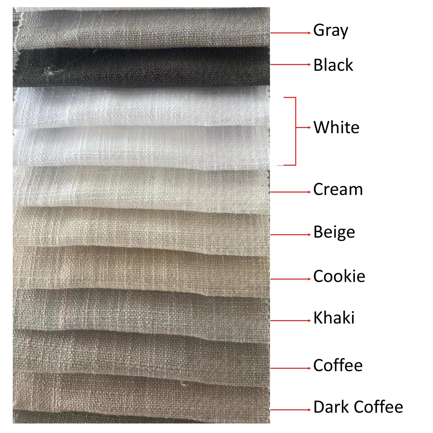 Linen Relaxed-Fit Window Roman Shades | Soft Fold, Natural Drape