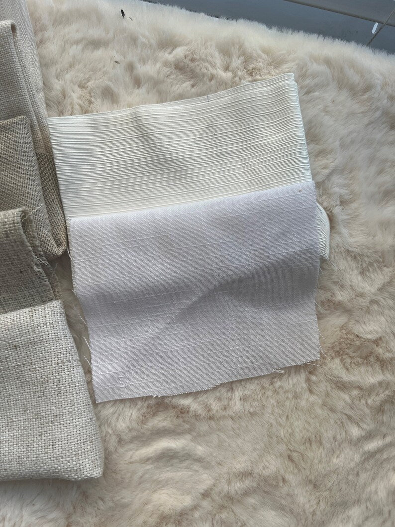 Neutral Cream Beige Ivory Earth White Fabric Sample