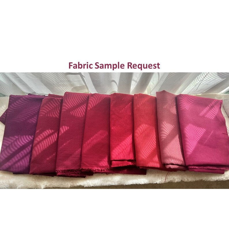 Purple Red Burgundy Maroon Fabric Sample