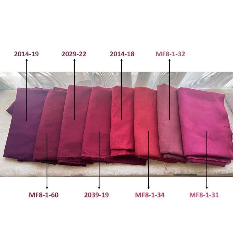 Purple Red Burgundy Maroon Fabric Sample