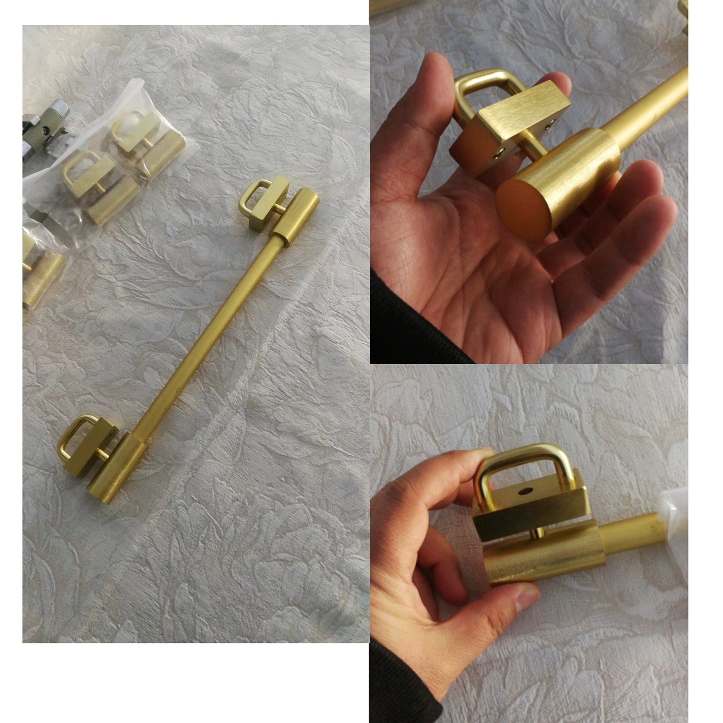Custom-Size Roman Shade Decorative Bottom Weight Bar