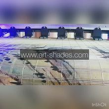 Load and play video in Gallery viewer, Custom Graphic/Image/Logo Natural Bamboo Sliding Door Curtain Divider
