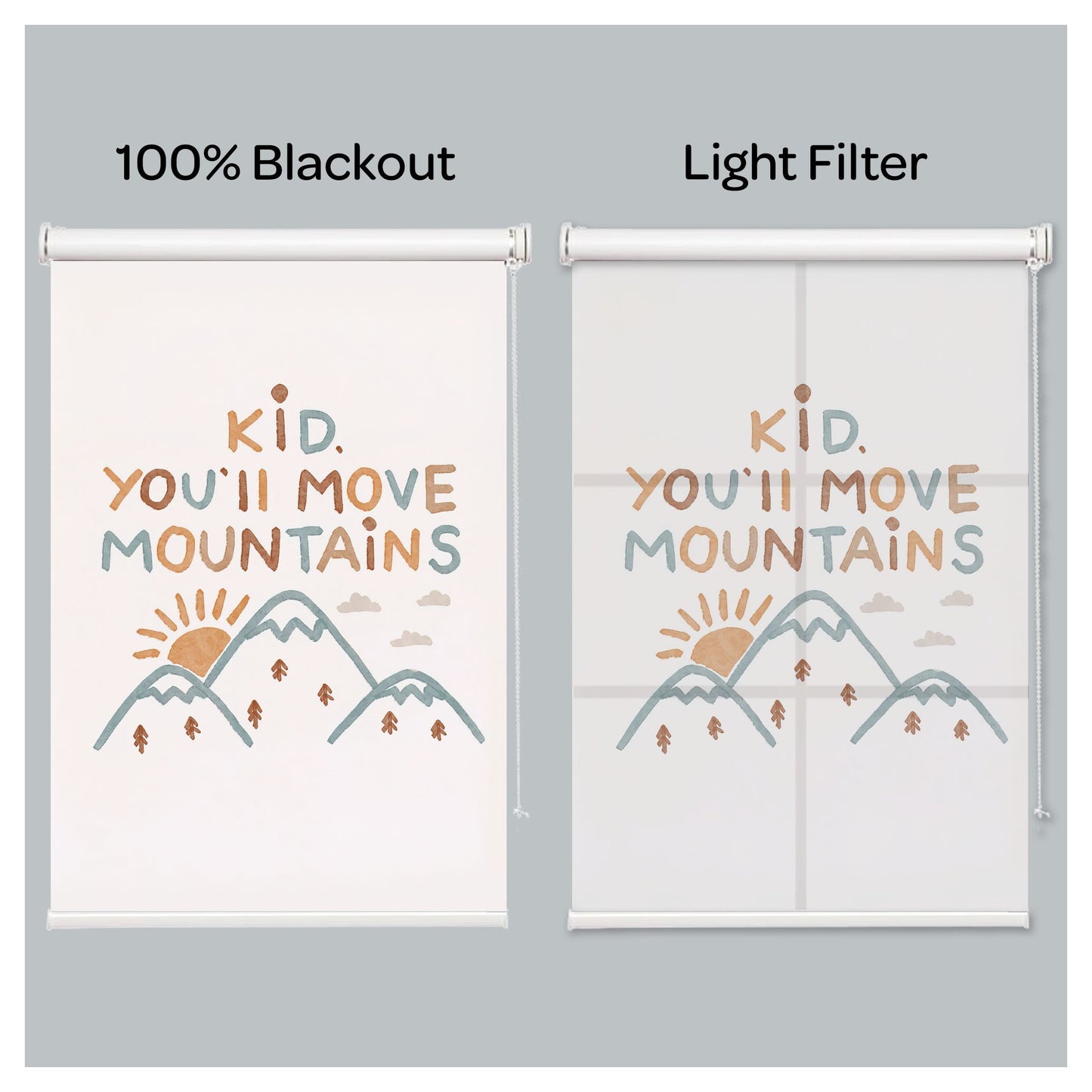Blue Stars Boy Room Window Roller Shade