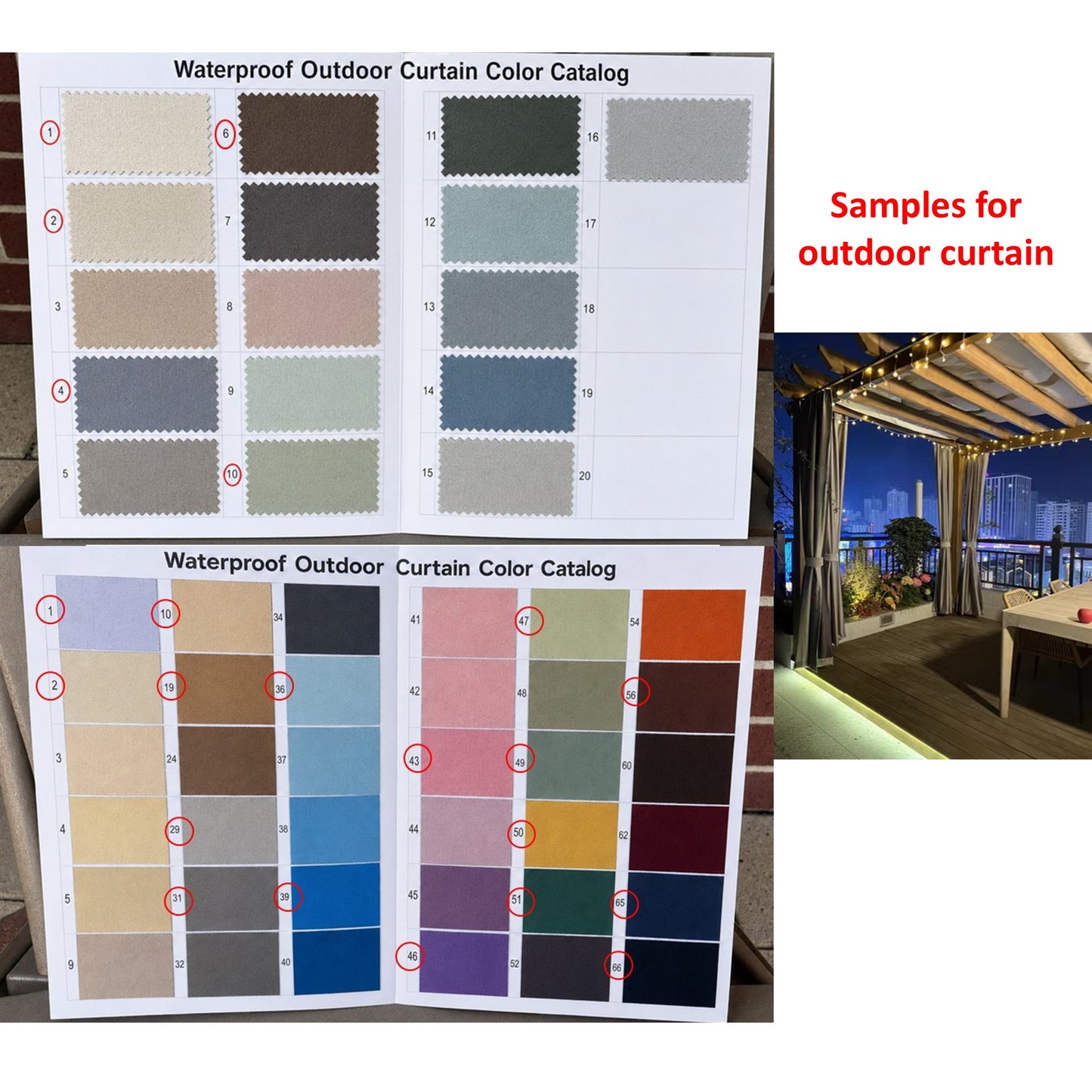 Custom Print Sample Piece - Outdoor and Indoor Shade