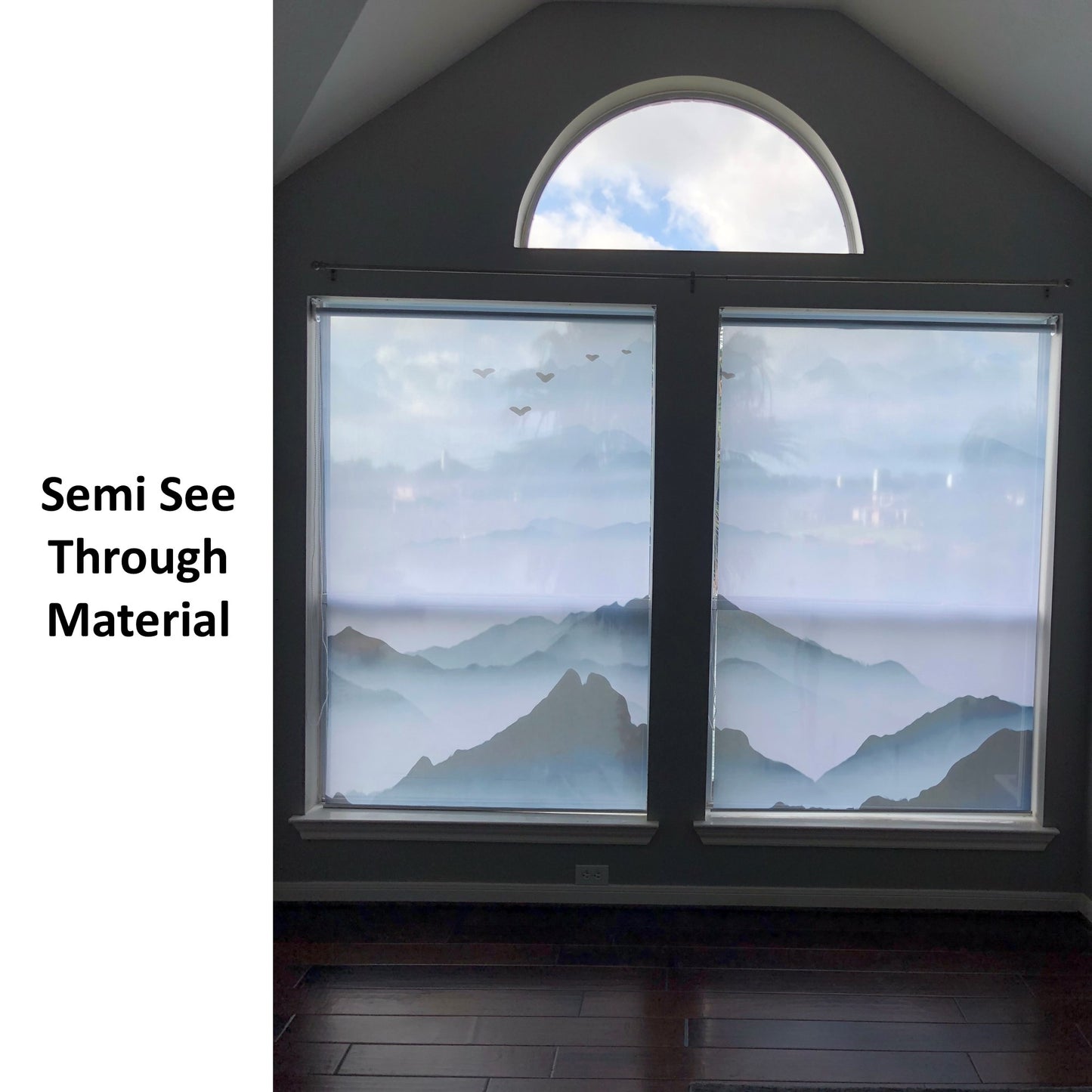 Custom Your Image Business Logo Graphic Print Window Roller Shade