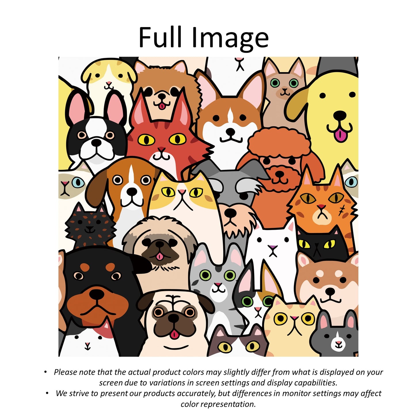 Cute Puppy Doggies Cats Nursery Kid Room Cartoon Window Roller Shade