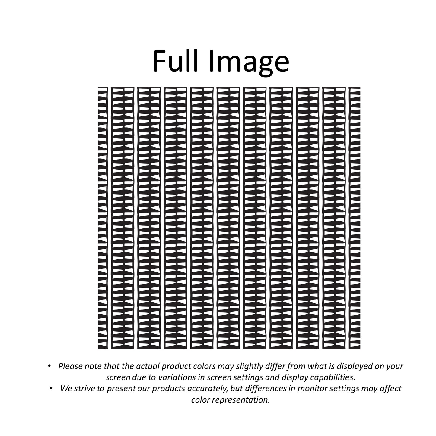 Contemporary Black and White Ethnic Pattern Window Roman Shade