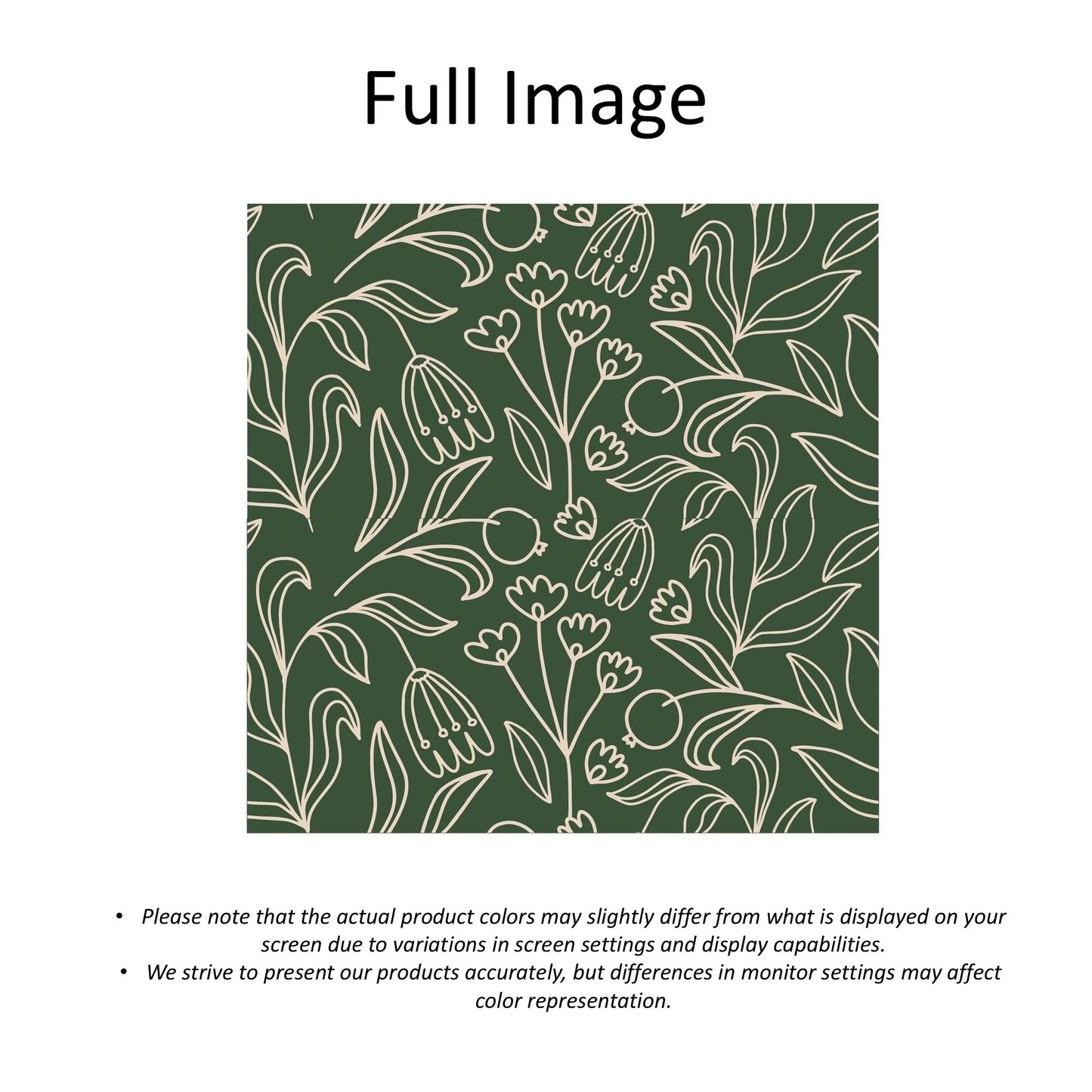 Jade Green Botanical Plants Window Roman Shade