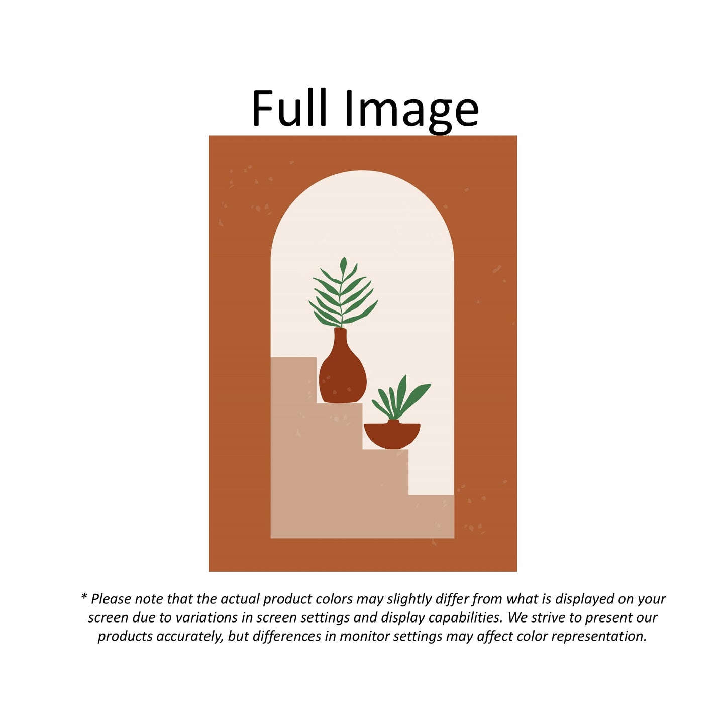 Boho Bohemian Inspo Vase Art Print Window Roller Shade