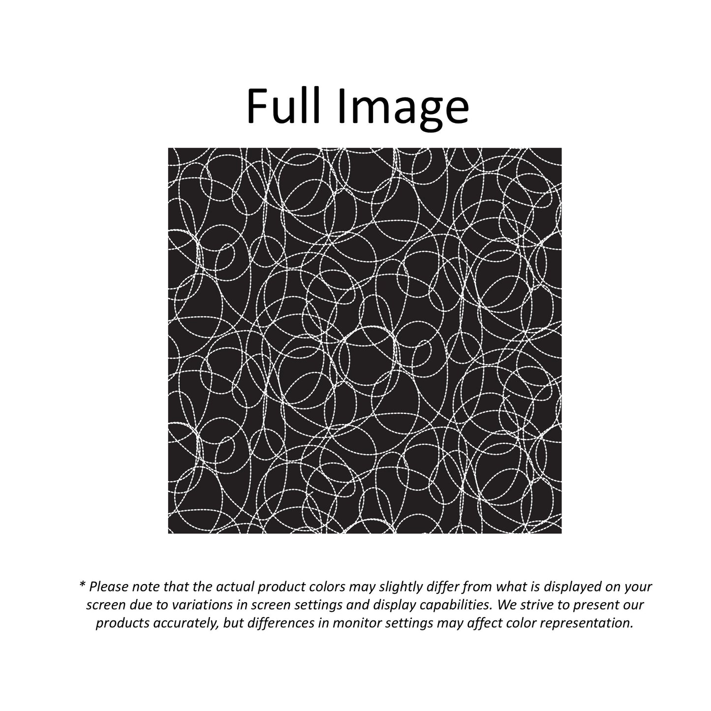 Black and White Modern Minimalist Cosmic Loops Window Roman Shade